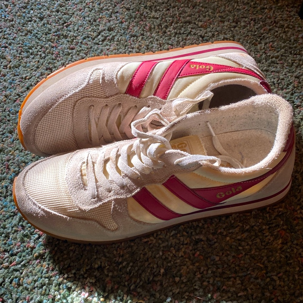 Gola Daytona Shoes - Men’s - Red and White - US Size 11